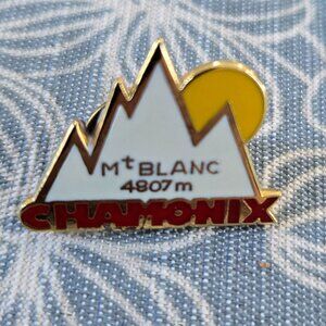 Mont Blanc and Chamonix Pin